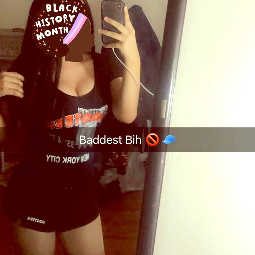 Hooters Black Shirt & Short